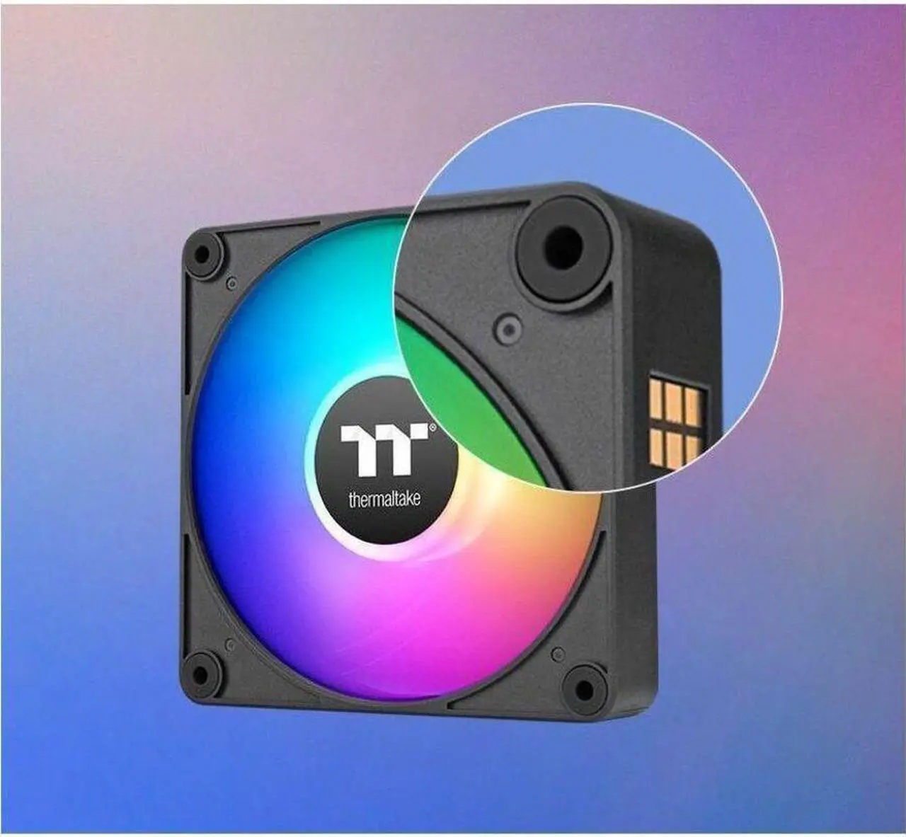 Alt view image 7 of 16 - Thermaltake CT140 EX ARGB Sync PC Cooling Fan 3-Fan Pack 3 Pack CLF182PL14SWA