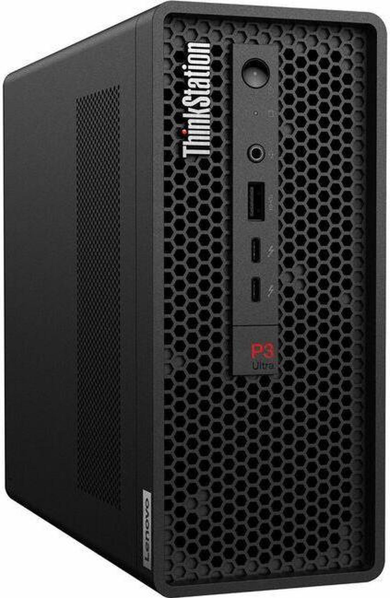 Main image of Lenovo ThinkStation P3 30HA001DUS Workstation - Intel Core i5 13th Gen i5-13600K - 16 GB - 512 GB SSD - Mini-tower - Intel W680 Chip - Windows 11 Pro - NVMe Controller - English Keyboard - Gigabit Eth