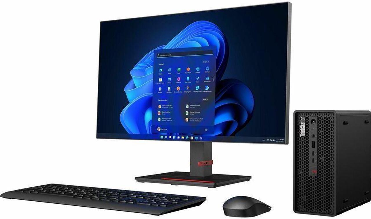 Alt view image 7 of 8 - Lenovo ThinkStation P3 30HA001DUS Workstation - Intel Core i5 13th Gen i5-13600K - 16 GB - 512 GB SSD - Mini-tower - Intel W680 Chip - Windows 11 Pro - NVMe Controller - English Keyboard - Gigabit Eth