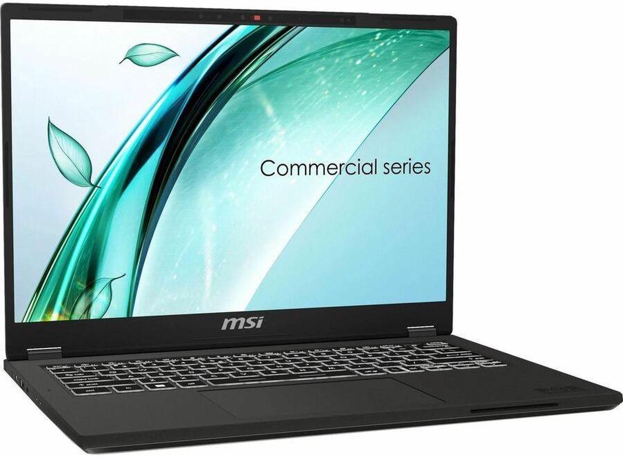 Alt view image 6 of 9 - MSI Commercial 14 H A13MG Commercial 14 H A13MG vPro-229US 14" Notebook - Full HD Plus - Intel Core i5 13th Gen i5-13500H - 32 GB - 1 TB SSD - Solid Gray - Intel Chip - 1920 x 1200 - Windows 11 P