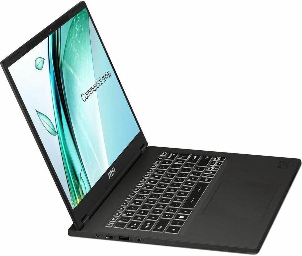 Alt view image 7 of 9 - MSI Commercial 14 H A13MG Commercial 14 H A13MG vPro-229US 14" Notebook - Full HD Plus - Intel Core i5 13th Gen i5-13500H - 32 GB - 1 TB SSD - Solid Gray - Intel Chip - 1920 x 1200 - Windows 11 P