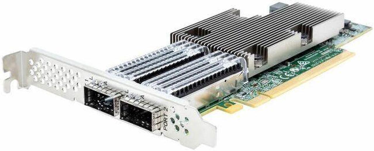 Main image of ATTO 10/25/40/50/100GbE FastFrame SmartNICs - PCI Express 4.0 x16 - 2 Port(s) - Optical Fiber - Low profile Bracket Height - QSFP28 - Plug-in Card