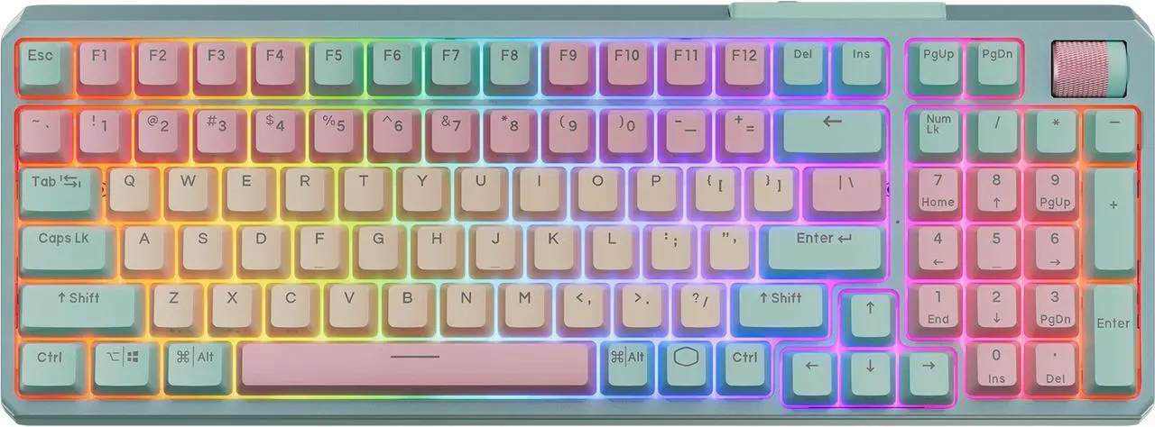 Alt view image 5 of 16 - Cooler Master MK770 Gaming KeyBoard MK770MCKR1US