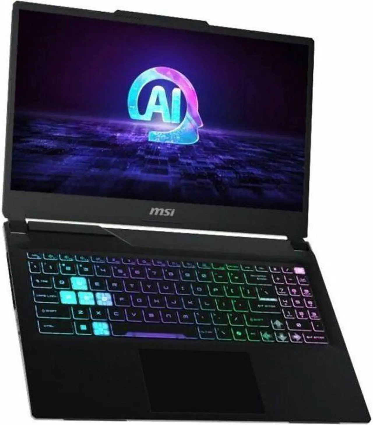 Alt view image 6 of 16 - MSI Cyborg 15 AI A1V Cyborg 15 AI A1VFK-203US 15.6" Gaming Notebook - Full HD - Intel Core Ultra 7 155H - 64 GB - 1 TB SSD - Core Black - Intel Chip - 1920 x 1080 - Windows 11 Pro - NVIDIA GeForc