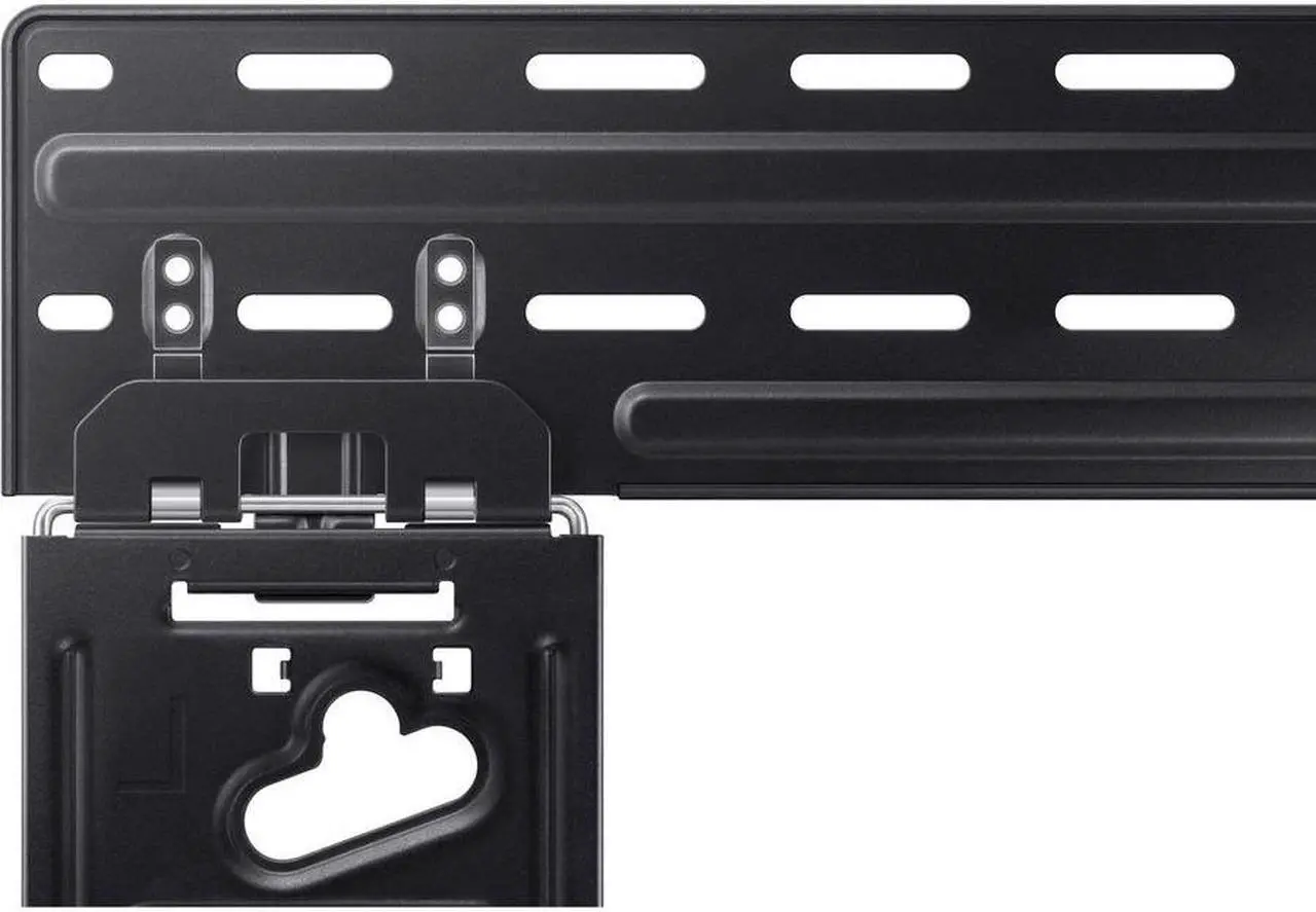 Alt view image 12 of 13 - samsung slim fit tv wall mount, compatible w/ 43- 85 q series, crystal uhd series televisions, easy installation, blends w/ any interior, minimalist look, wmn-b50eb/za, 2022, black