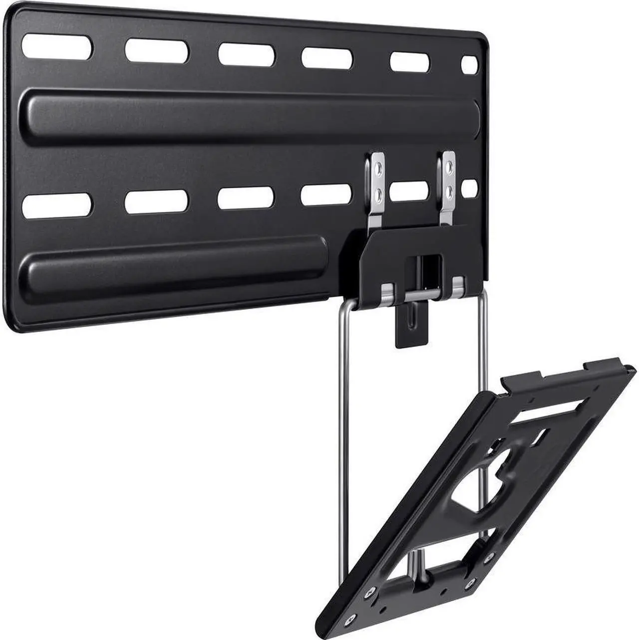 Alt view image 11 of 13 - samsung slim fit tv wall mount, compatible w/ 43- 85 q series, crystal uhd series televisions, easy installation, blends w/ any interior, minimalist look, wmn-b50eb/za, 2022, black