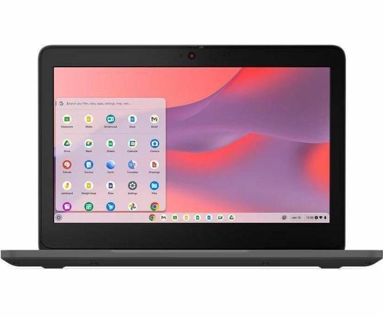 Alt view image 5 of 18 - Lenovo 100e Chromebook Gen 4 83G80003US 11.6" Chromebook - HD - Intel N-Series N100 - 8 GB - 64 GB Flash Memory - ChromeOS - Intel UHD Graphics - Graphite Gray  83G80003US