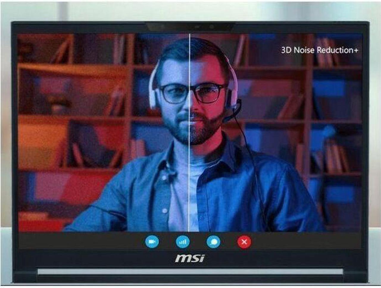 Alt view image 3 of 14 - MSI Stealth 14 AI Studio A1V Stealth 14 AI Studio A1VEG-090US 14" Gaming Notebook - Full HD Plus - Intel Core Ultra 7 155H - 16 GB - 1 TB SSD - Star Blue - Intel Chip - 1920 x 1200 - Windows 11 P