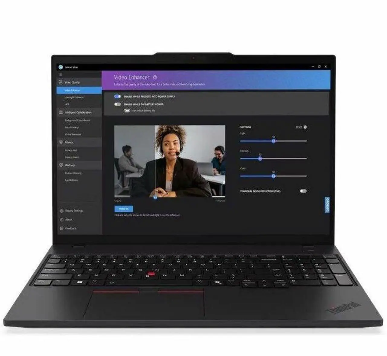 Alt view image 3 of 8 - Lenovo ThinkPad T16 Gen 3 21MN005GUS 16" Touchscreen Notebook - Intel Core Ultra 7 155U - 16 GB - 1 TB SSD - Windows 11 Pro - Intel Arc Graphics