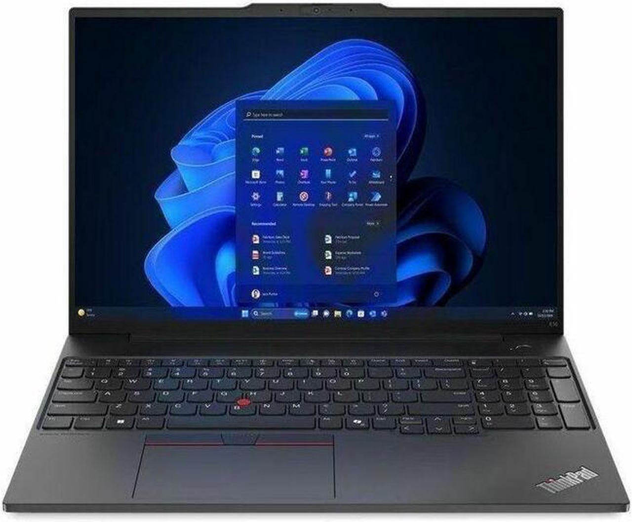 Lenovo ThinkPad E16 Gen 2 21M5000GUS 16" Notebook - WUXGA - AMD Ryzen 5 7535U - 16 GB - 256 GB SSD - English Keyboard - Black - AMD Chip - 1920 x 1200 - Windows 11 Pro - AMD Radeon 660M Graphics