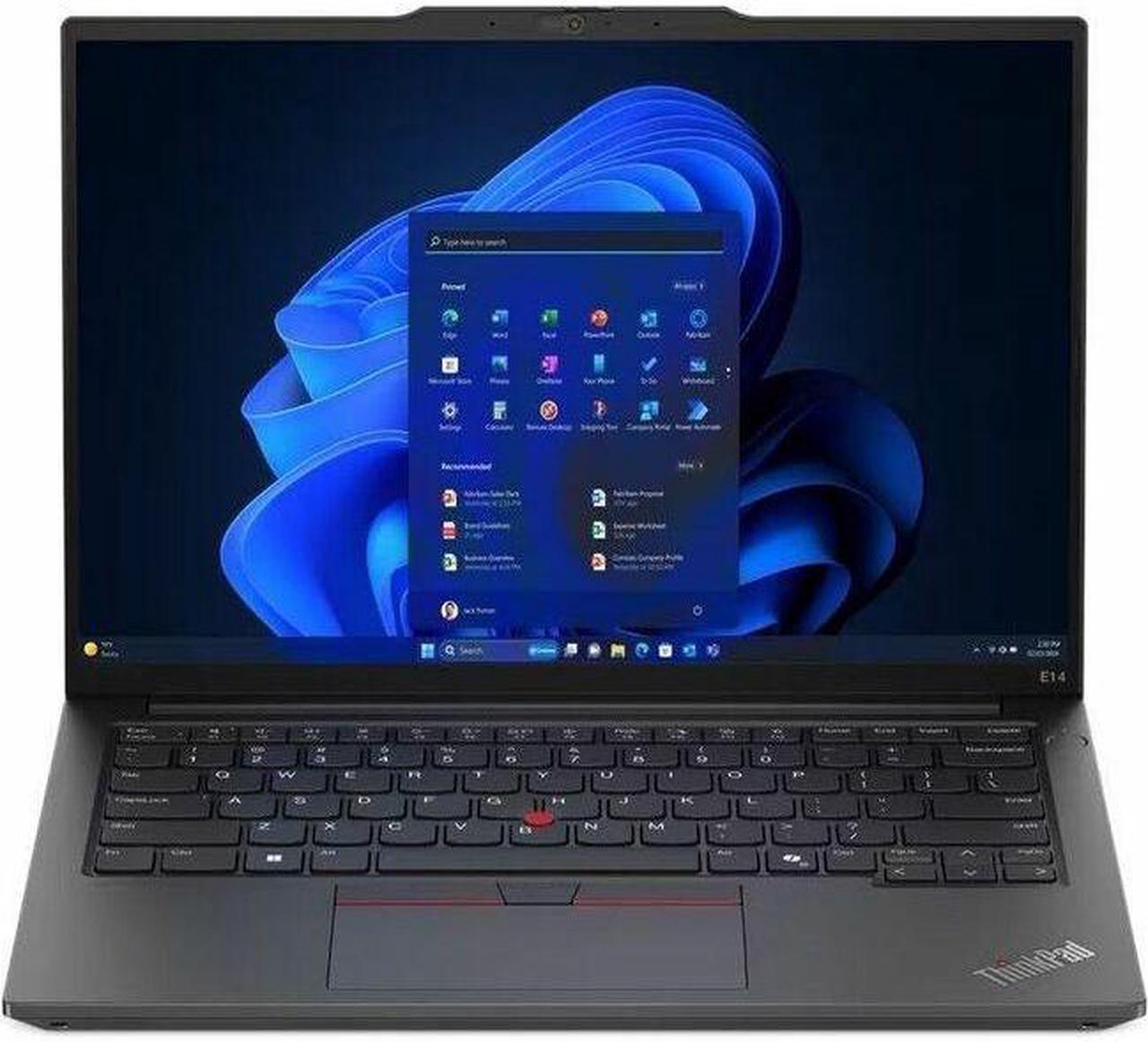 Lenovo ThinkPad E14 Gen 6 21M3000NUS 14" Notebook - WUXGA - AMD Ryzen 5 7535U - 16 GB - 256 GB SSD - English Keyboard - Black - AMD Chip - 1920 x 1200 - Windows 11 Pro - AMD Radeon 660M Graphics