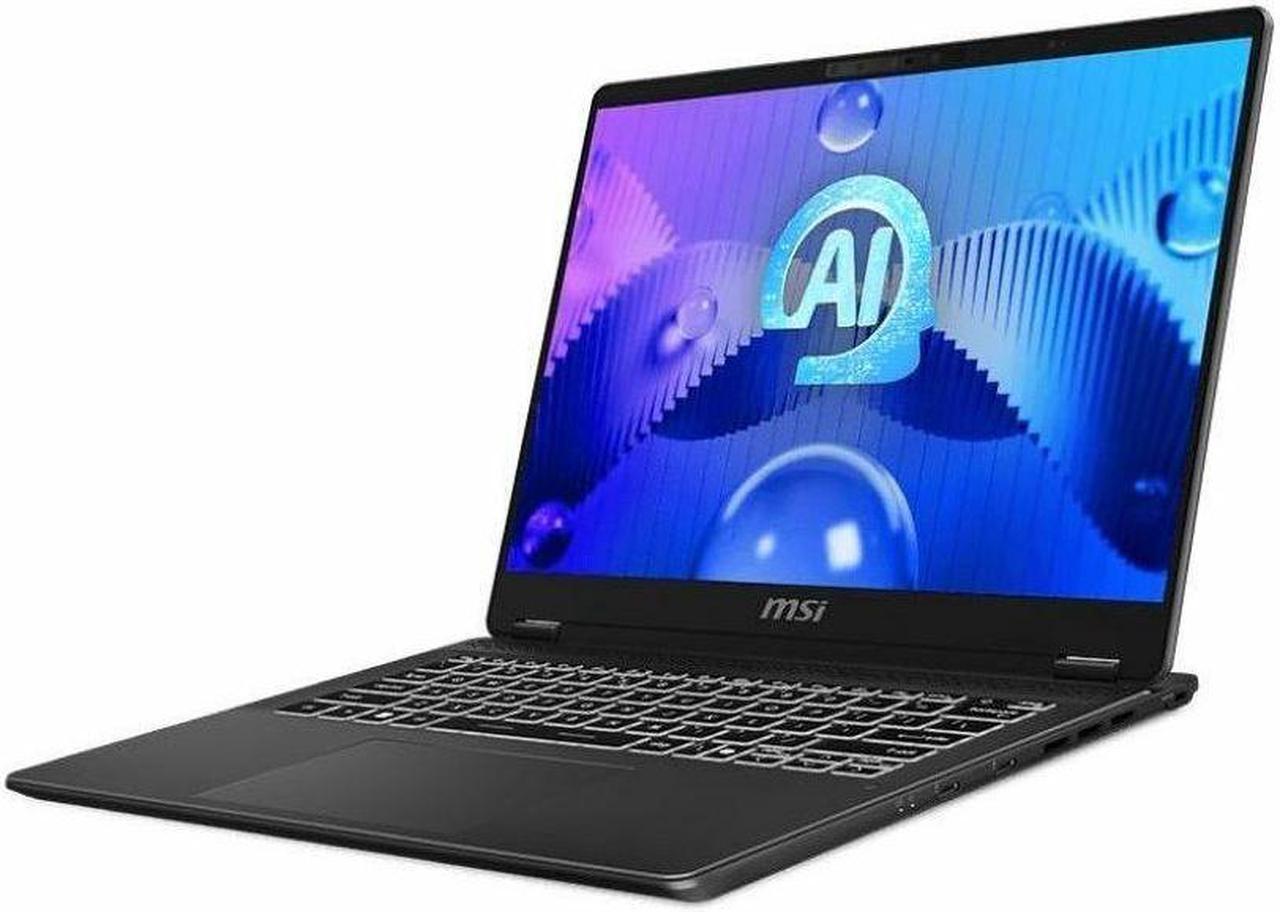 Alt view image 6 of 9 - MSI Prestige 14 AI Evo C1M Prestige 14 AI Evo C1MG-001US 14" Notebook - Full HD Plus - Intel Core Ultra 9 185H - Intel Evo Platform - 64 GB - 2 TB SSD - Stellar Gray - Intel Chip - 1920 x 1200 -