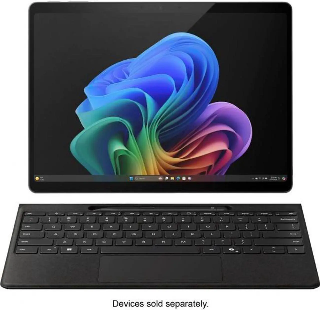 Alt view image 2 of 4 - Microsoft Surface Pro Flex Keyboard for Pro (11th Edition), Pro 9, and Pro 8 with Pen Storage Black