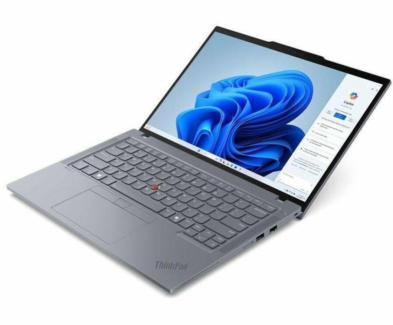 Alt view image 3 of 8 - Lenovo ThinkPad T14 Gen 5 21MC000JUS 14" Touchscreen Notebook - WUXGA - AMD Ryzen 5 PRO 8540U - 16 GB - 512 GB SSD - English Keyboard - Gray - AMD Chip - 1920 x 1200 - Windows 11 Pro - AMD Radeon
