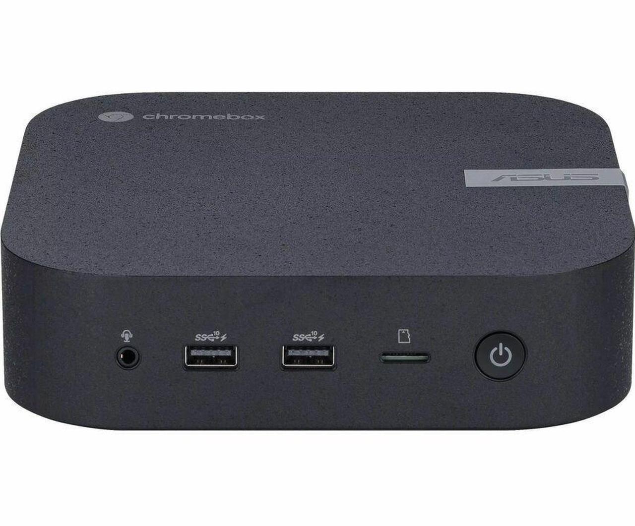 Alt view image 2 of 7 - Asus Chromebox 5 CHROMEBOX5-S7057UNENT-WC Chromebox - Intel Core i7 12th Gen i7-1260P - 16 GB - Mini PC - Eco Black - Intel Chip - ChromeOS - Intel Iris Xe Graphics DDR4 SDRAM