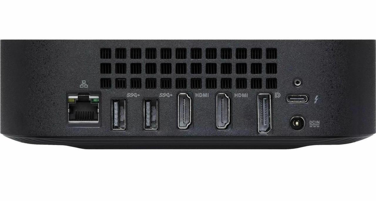 Alt view image 3 of 7 - Asus Chromebox 5 CHROMEBOX5-S7057UNENT-WC Chromebox - Intel Core i7 12th Gen i7-1260P - 16 GB - Mini PC - Eco Black - Intel Chip - ChromeOS - Intel Iris Xe Graphics DDR4 SDRAM