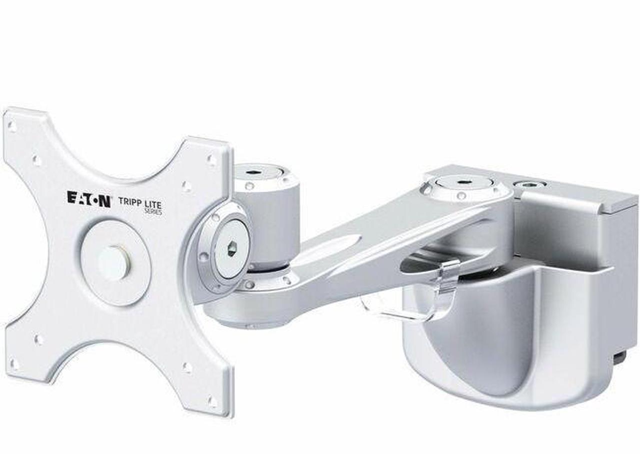 Main image of Tripp Lite series Single-Extension Monitor Mount for Slat Wall System, 13" to 32" Displays, TAA (DMSW1332MTAA)