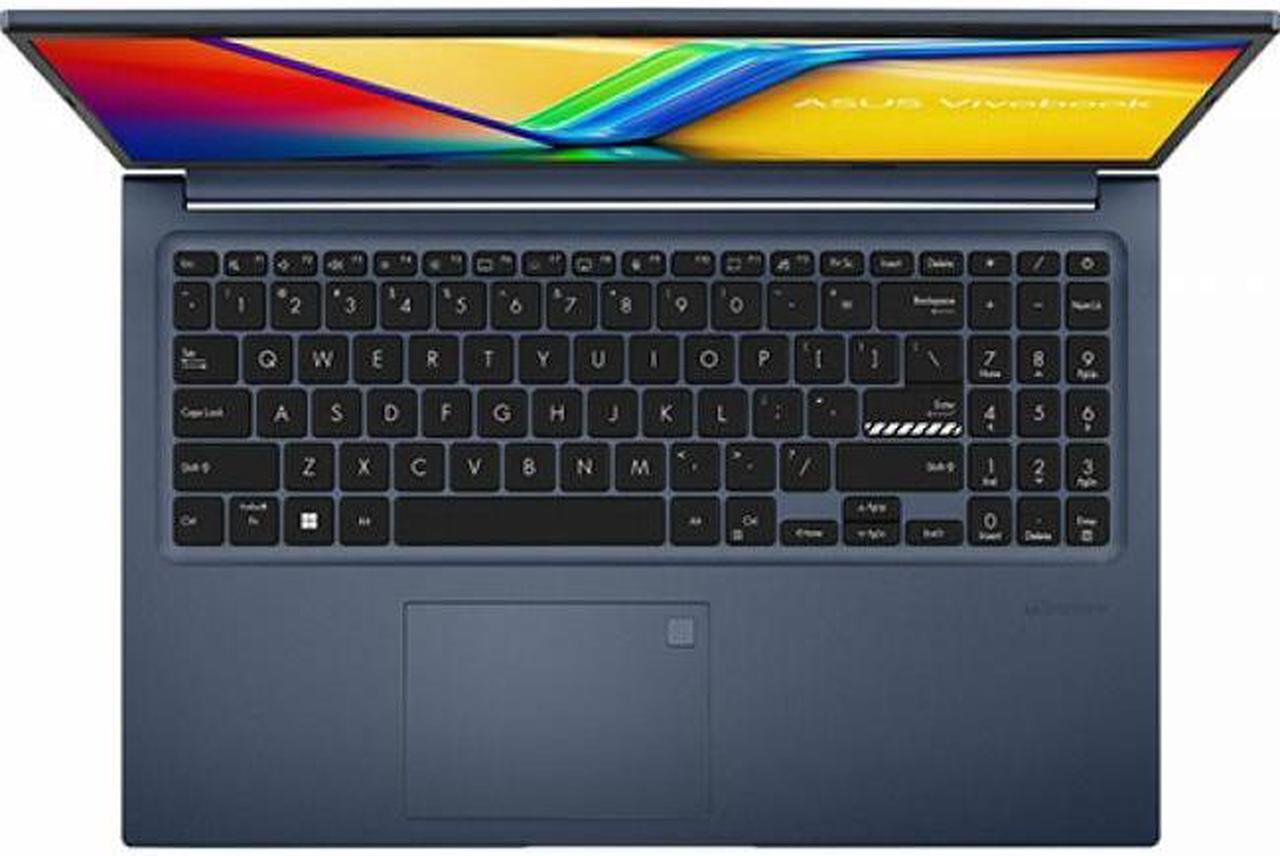 Alt view image 4 of 7 - ASUS Vivobook 15 Notebook 15.6" FHD Display AMD Ryzen 7 7730U 16GB RAM 512 GB SSD Quiet Blue - AMD Ryzen 7 7730U (Octa-Core) - 15.6" FHD Display - 16 GB DDR4 - 512 GB SSD
