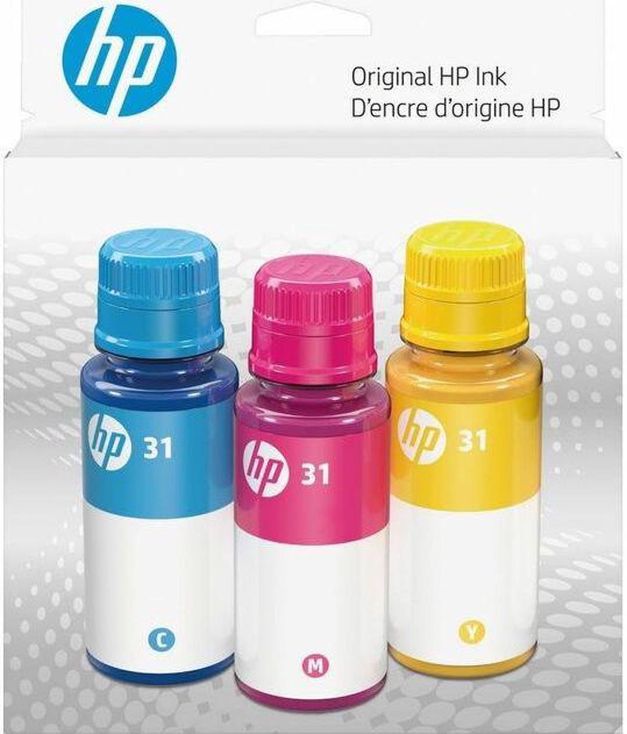 Alt view image 7 of 9 - HP 31 Cyan/Magenta/Yellow Standard Yield Ink Tank Refill (9C228AN)