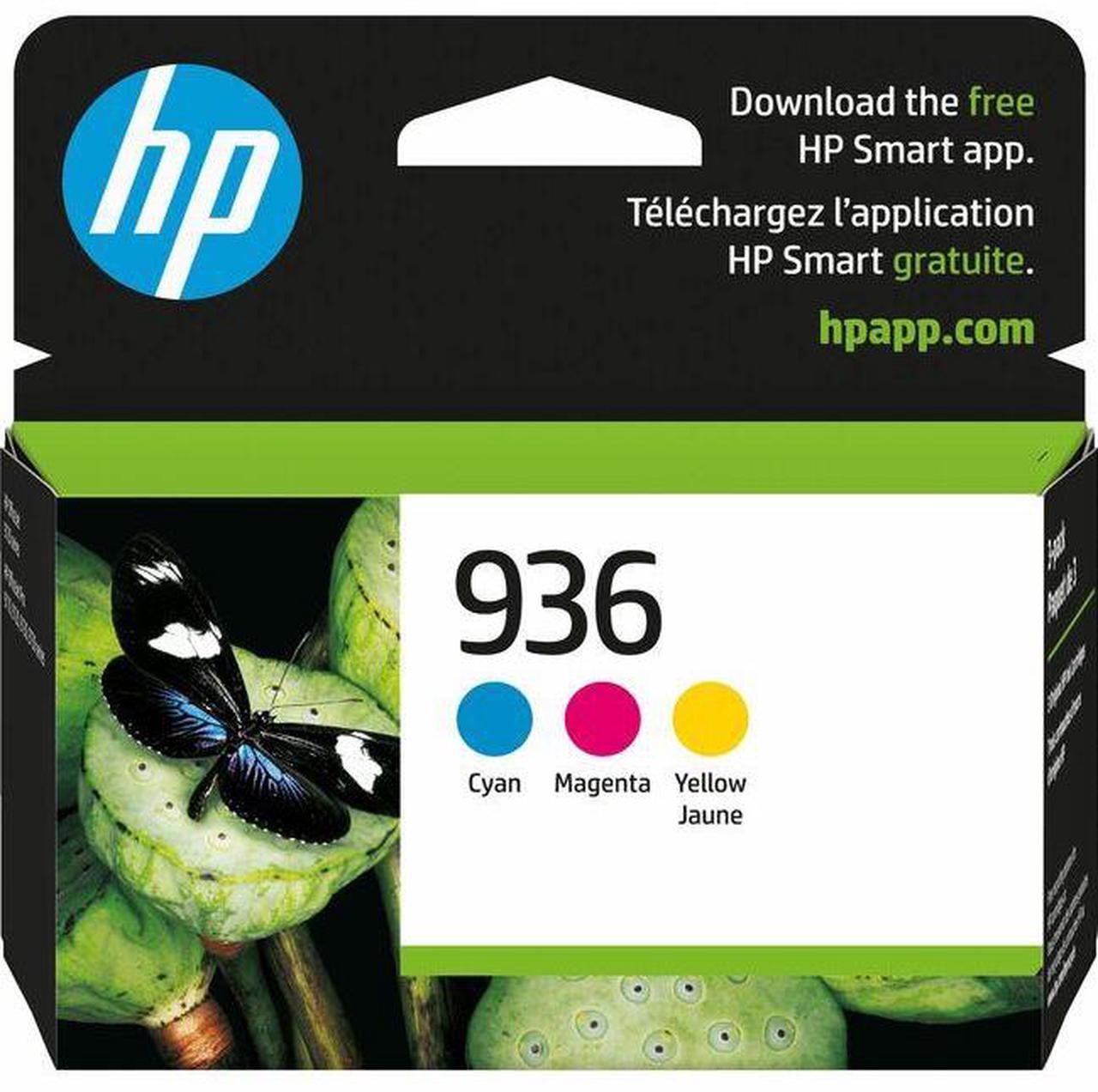 Alt view image 8 of 8 - HP 936 Cyan/Magenta/Yellow Standard Yield Ink Cartridges 3/Pack (6C3Z3LN)