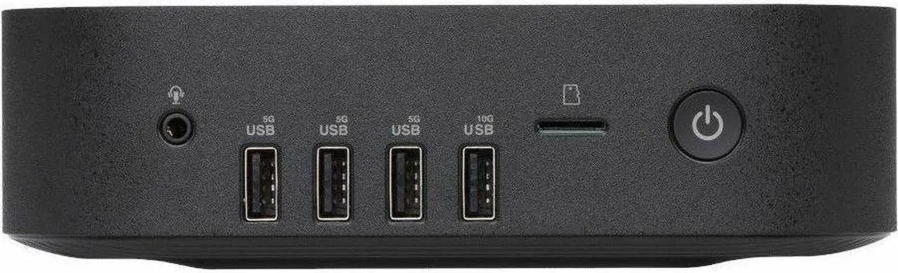 Alt view image 2 of 8 - Asus Chromebox 5a CHROMEBOX5A-SC081UN Chromebox - Intel Celeron 7305 - 8 GB - 128 GB SSD - Mini PC - Eco Black - Intel Chip - ChromeOS - Intel DDR4 SDRAM