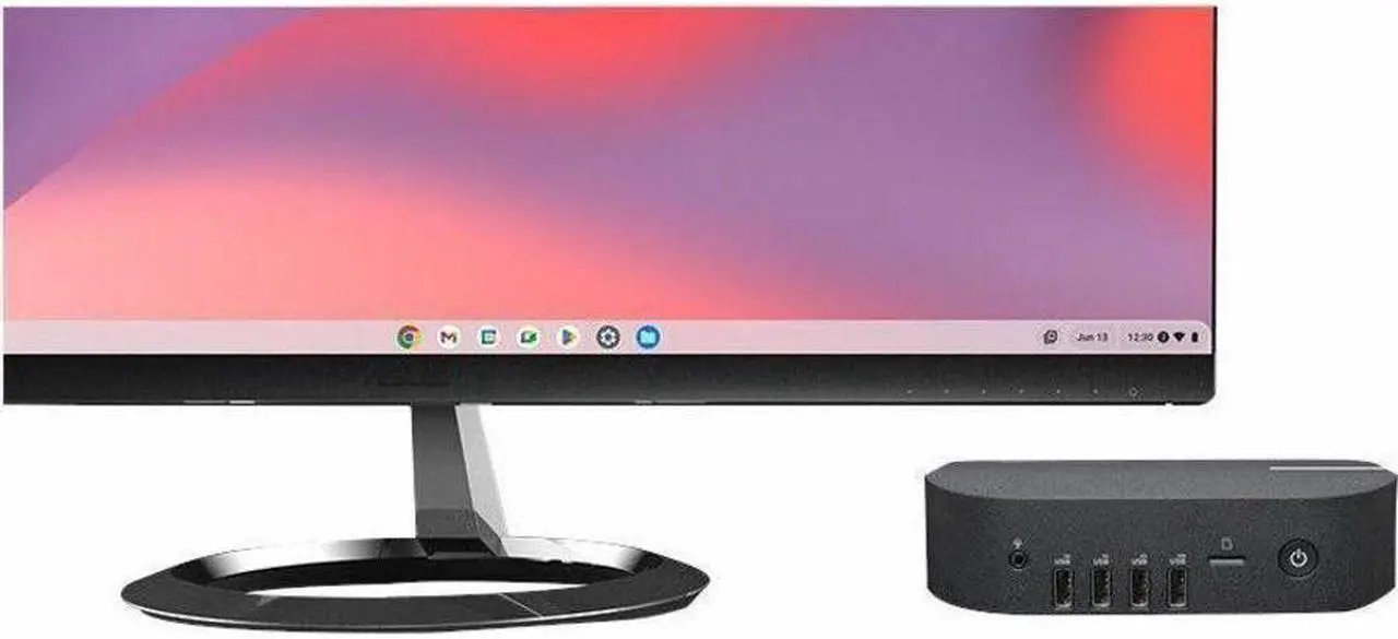 Alt view image 4 of 8 - Asus Chromebox 5a CHROMEBOX5A-SC081UN Chromebox - Intel Celeron 7305 - 8 GB - 128 GB SSD - Mini PC - Eco Black - Intel Chip - ChromeOS - Intel DDR4 SDRAM