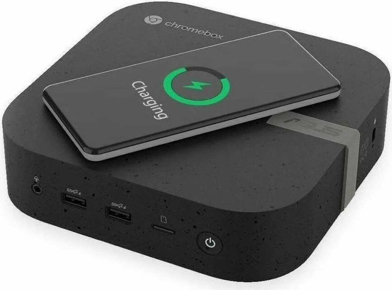 Alt view image 5 of 8 - Asus Chromebox 5a CHROMEBOX5A-SC081UN Chromebox - Intel Celeron 7305 - 8 GB - 128 GB SSD - Mini PC - Eco Black - Intel Chip - ChromeOS - Intel DDR4 SDRAM