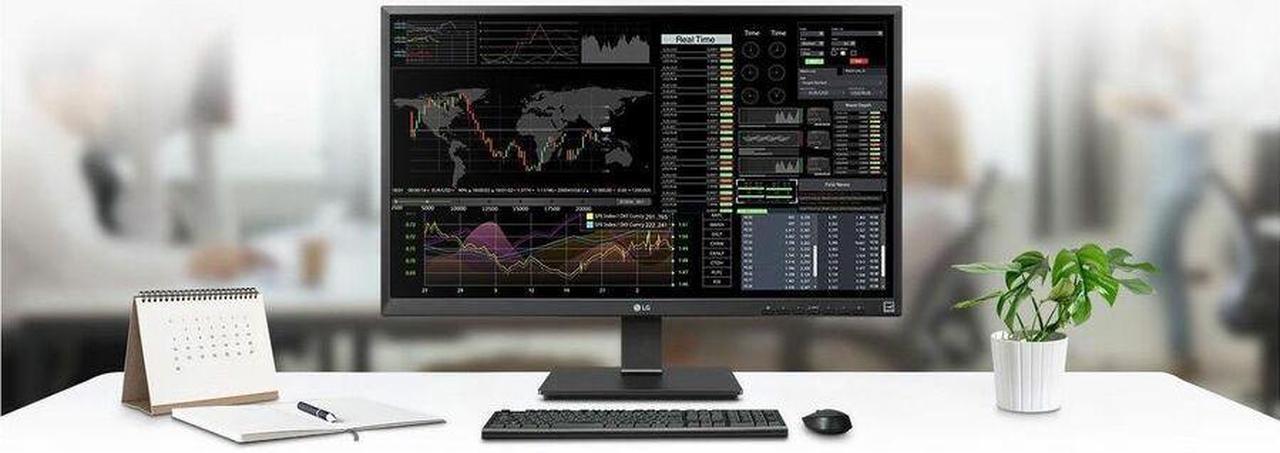 Alt view image 4 of 8 - LG 27CQ650N-6N All-in-One Thin Client - Intel Celeron N5105 Quad-core (4 Core) 2 GHz - Matte Black - Intel Chip - 4 GB RAM DDR4 SDRAM - DDR4-2933/PC4-23400 - 16 GB Flash - Intel - Gigabit Ethernet - 2