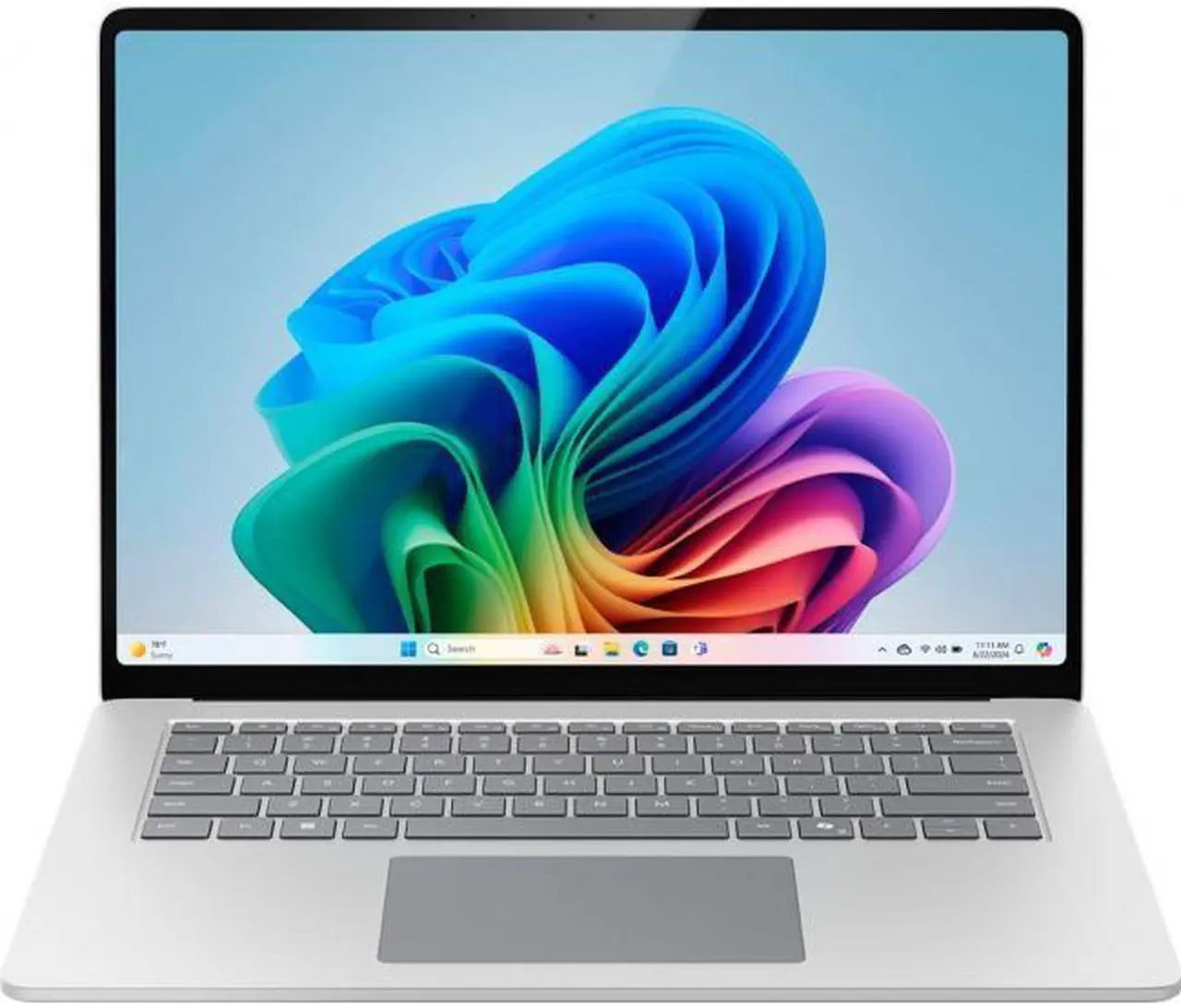 Alt view image 5 of 7 - Microsoft Surface Laptop Copilot+ PC 15" Touchscreen Snapdragon X Elite Processor 16GB RAM 1TB SSD (7th Edition) Platinum + Microsoft Surface Thunderbolt 4 Dock + Microsoft Microsoft Arc Mouse (B