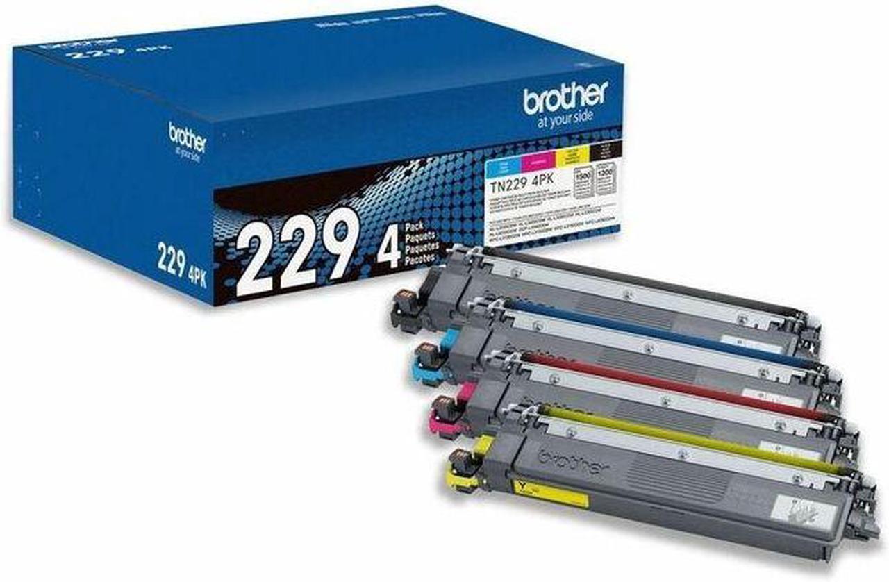 Alt view image 10 of 16 - Brother Genuine TN2294PK Standard Yield Toner Cartridge B/C/M/Y Multi-Pack