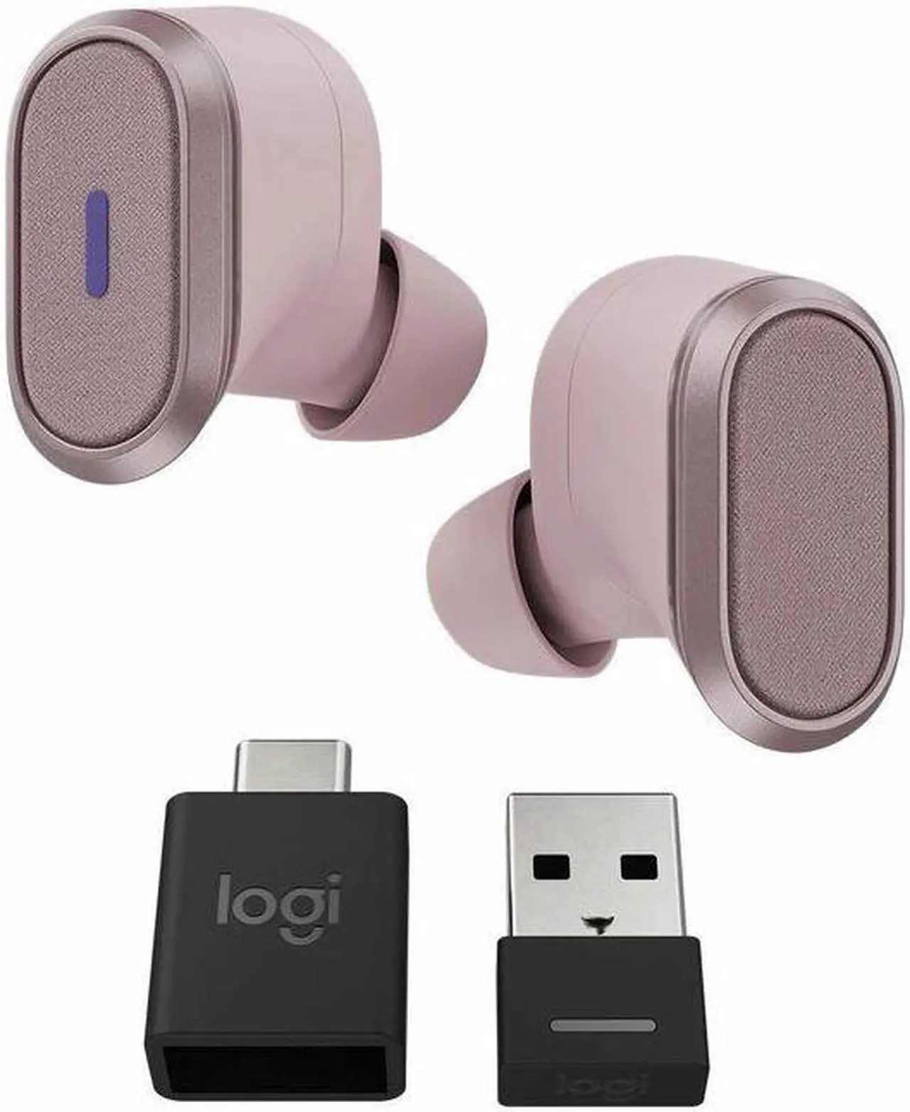 Main image of Logitech Zone True Wireless - Stereo - USB Type A - True Wireless - Bluetooth - 98.4 ft - 20 Hz - 20 kHz - Earbud - Binaural - In-ear - Noise Cancelling, Omni-directional, MEMS Technology Microphone -