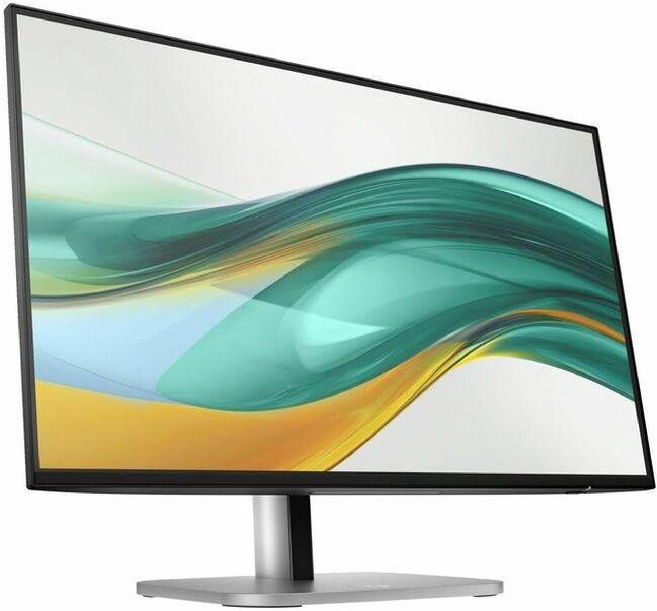 HP Series 5 Pro 23.8" FHD Monitor Refresh Rate 100Hz Response Time 5ms GtG Contrast Ratio 1500:1 Edge-lit Tilt Swivel Height Adjustable Stand HDMI & DisplayPort - 9D9L6UT