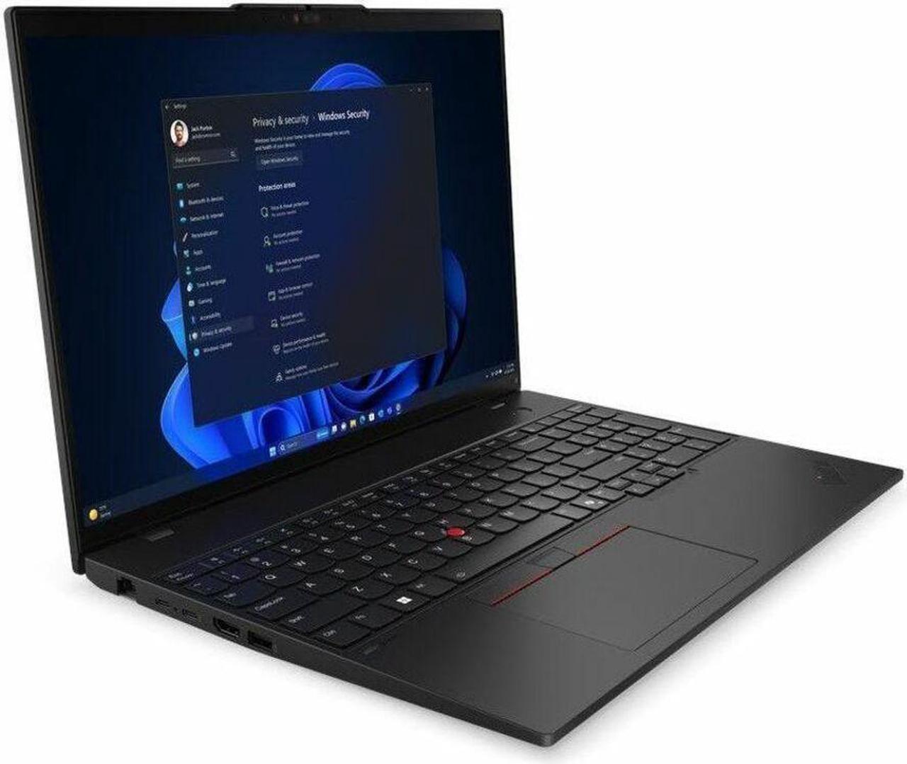 Lenovo ThinkPad L16 Gen 1 21L3001QUS 16" Touchscreen Notebook - WUXGA - Intel Core Ultra 7 155U - 16 GB - 512 GB SSD - English Keyboard - Black - Intel Chip - 1920 x 1200 - Windows 11 Pro - Intel