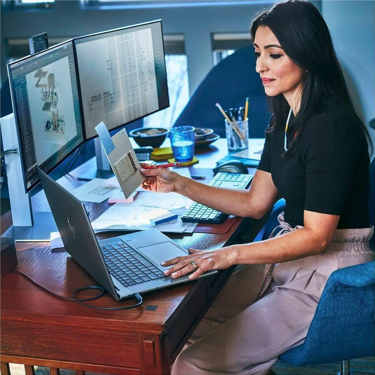 Alt view image 3 of 7 - HP ZBook Studio G11 16" Mobile Workstation - WUXGA - Intel Core Ultra 9 185H - vPro Technology - 32 GB - 1 TB SSD - English Keyboard - Intel Chip - 1920 x 1200 - Windows 11 Pro - NVIDIA GeForce R