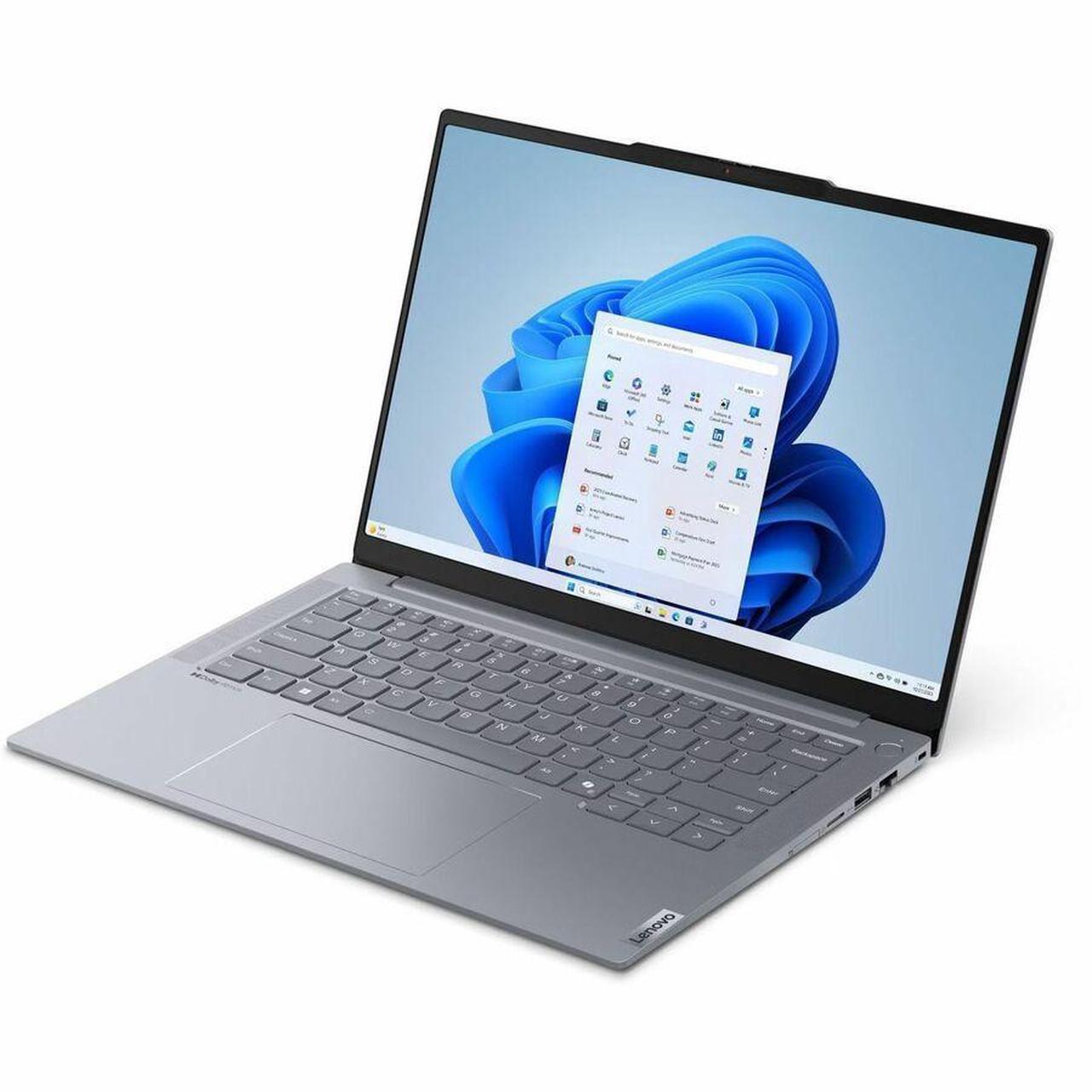 Alt view image 5 of 9 - Lenovo ThinkBook 21LD000WUS 14.5" Notebook - WQXGA - Intel Core Ultra 5 125H - 16 GB - 512 GB SSD - English (US) Keyboard - Gray - Intel Chip - 2560 x 1600 - Windows 11 Pro - Intel Arc Graphics -