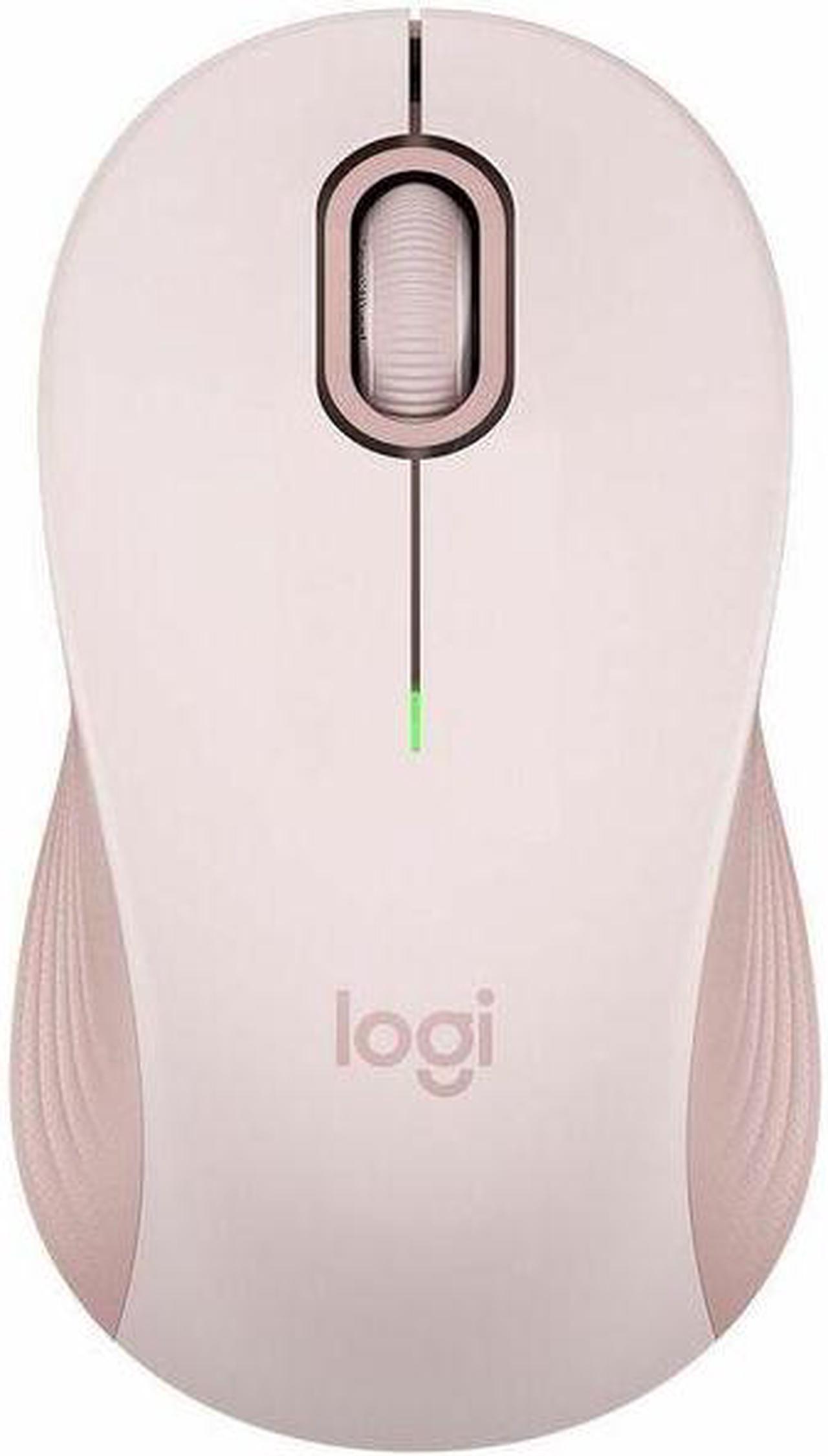 Logitech Signature M550 Mouse - Optical - Wireless - 32.81 ft - Bluetooth/Radio Frequency - 2.40 GHz - Rose - USB - 4000 dpi - Scroll Wheel - 3 Button(s) - 3 Programmable Button(s) - Small/Medium Hand