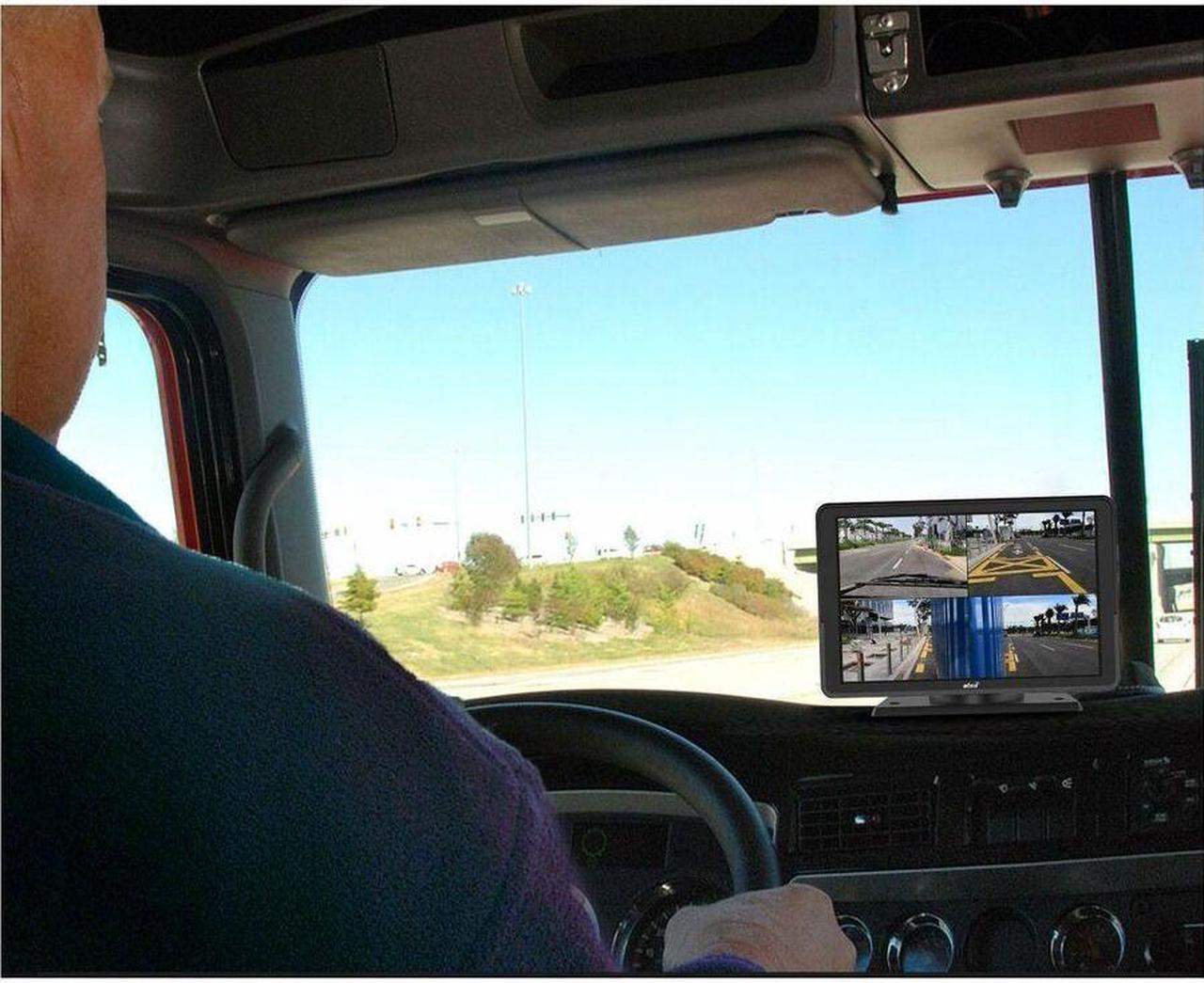 Alt view image 12 of 20 - GekoGear 4 Channel 1080P Dash Cam For Trucks With a 10.1" IPS Screen