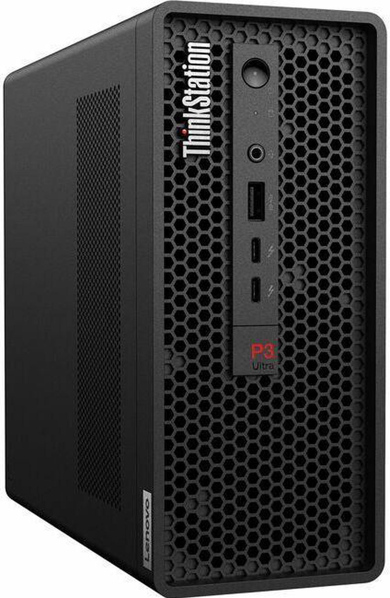 Lenovo ThinkStation P3 Ultra 30HA005WUS Workstation - 1 x Intel Core i9 14th Gen i9-14900 - vPro Technology - 32 GB - 1 TB SSD - Ultra Small - Intel W680 Chip - Windows 11 Pro - 1 x NVIDIA RTX A2000 1