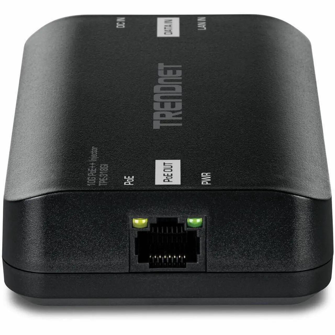 Alt view image 3 of 9 - TRENDnet 10G PoE++ Injector, TPE-318GI, Converts a NonPoE Port to A PoE++ 10G Port, Supplies PoE (15.4W), PoE+ (30W), or PoE++ (90W)