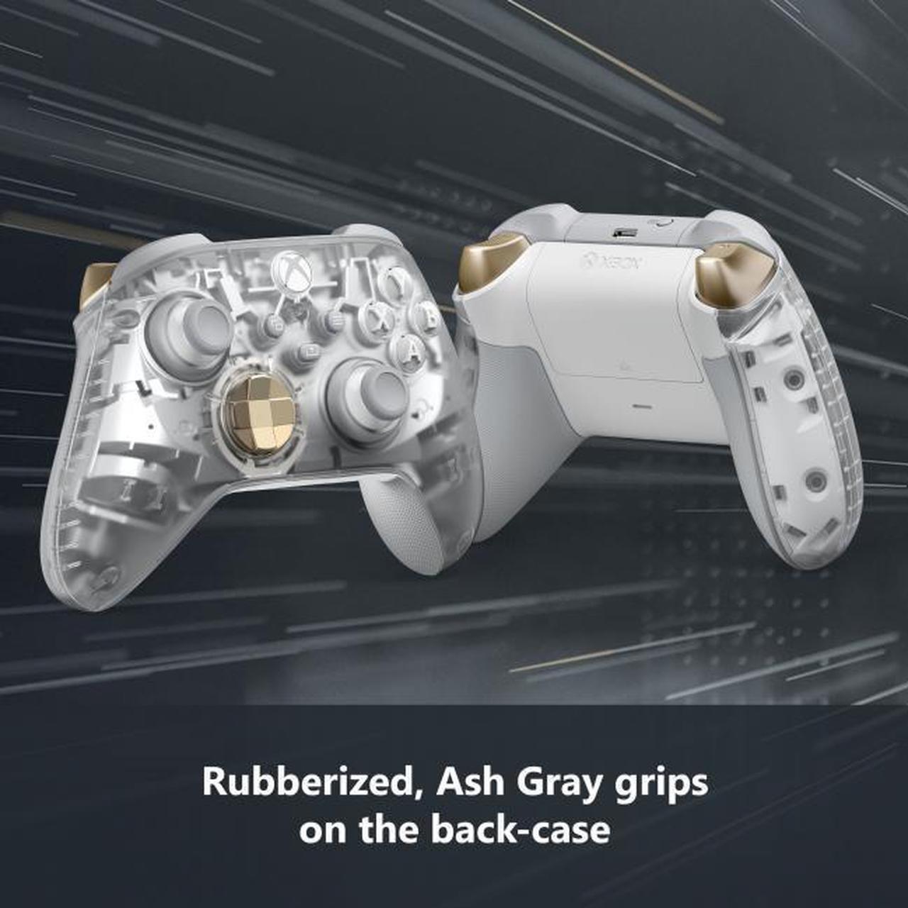 Alt view image 7 of 8 - Xbox Wireless Controller Ghost Cipher Special Edition - Wireless & Bluetooth Connectivity - New Hybrid D-Pad - New Share Button - Featuring Textured Grip - Easily Pair & Switch Between Devices