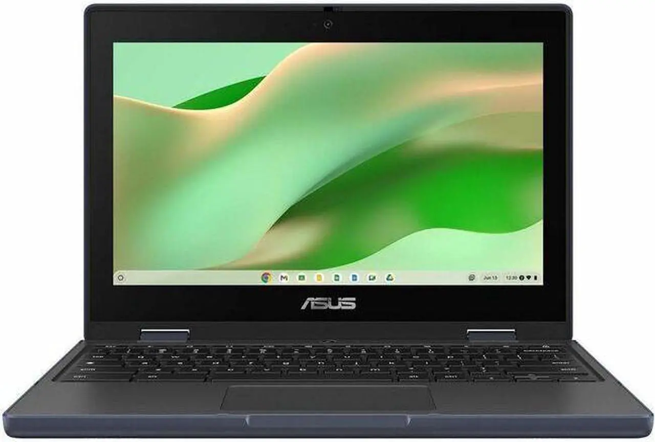 Alt view image 3 of 11 - Asus Chromebook CR11 CR1104CGA-YZ42 11.6" Rugged Chromebook - HD - Intel N-Series N100 - 4 GB - 32 GB Flash Memory - Mineral Gray