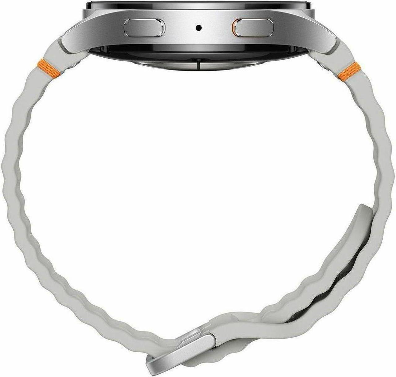 Alt view image 8 of 10 - SAMSUNG Galaxy Watch 7 Smart Watch, 44mm, Silver w/ Silver band color