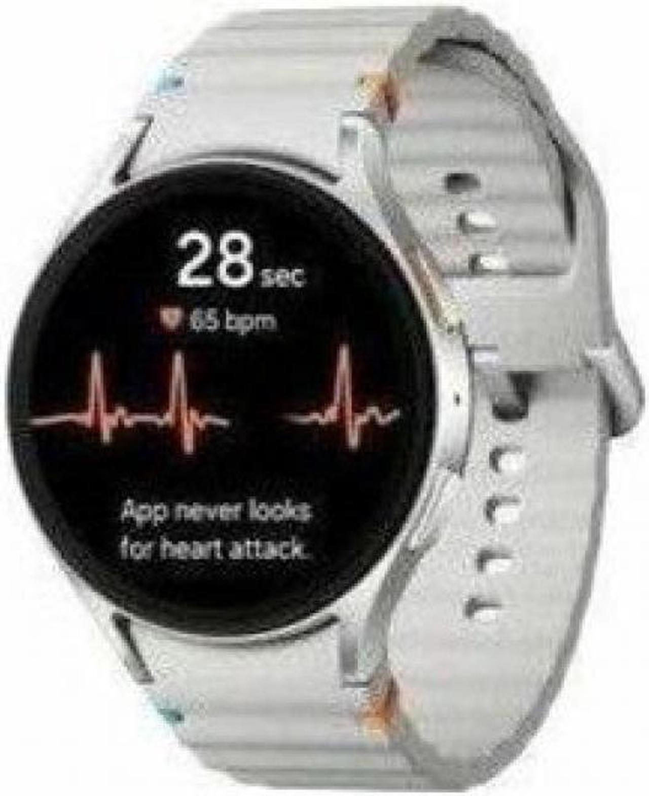 Alt view image 9 of 10 - SAMSUNG Galaxy Watch 7 Smart Watch, 44mm, Silver w/ Silver band color