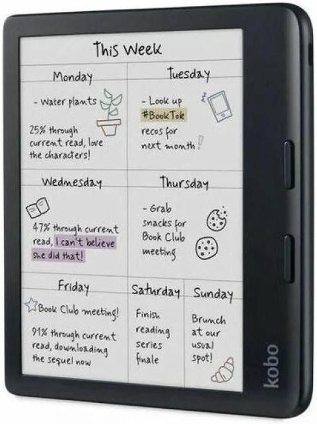 Main image of Kobo Libra Colour Digital Text Reader - ePub, EPUB 3, FlePub, PDF, MOBI, TXT, HTML, RTF, CBZ, CBR - JPEG, BMP, GIF, TIFF, PNG - 7" Display - 32 GB Flash - 24000 Books