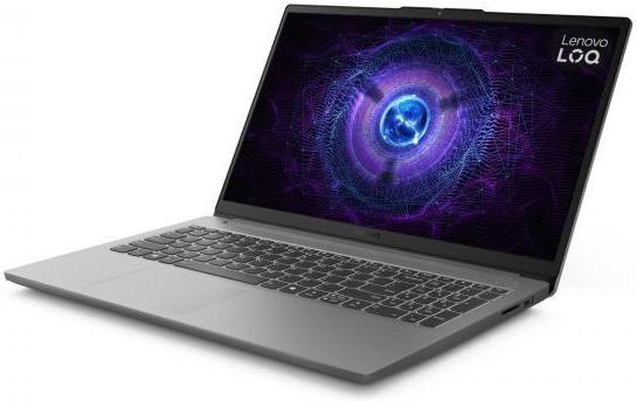 Alt view image 3 of 7 - Lenovo LOQ Essential 15.6" FHD 144Hz Gaming Notebook Intel Core i5-12450HX 8GB DDR5 512GB SSD NVIDIA GeForce RTX 2050 Luna Grey - 15.6" FHD IPS Display - Intel Core i5-12450HX - 8GB DDR5 - 5