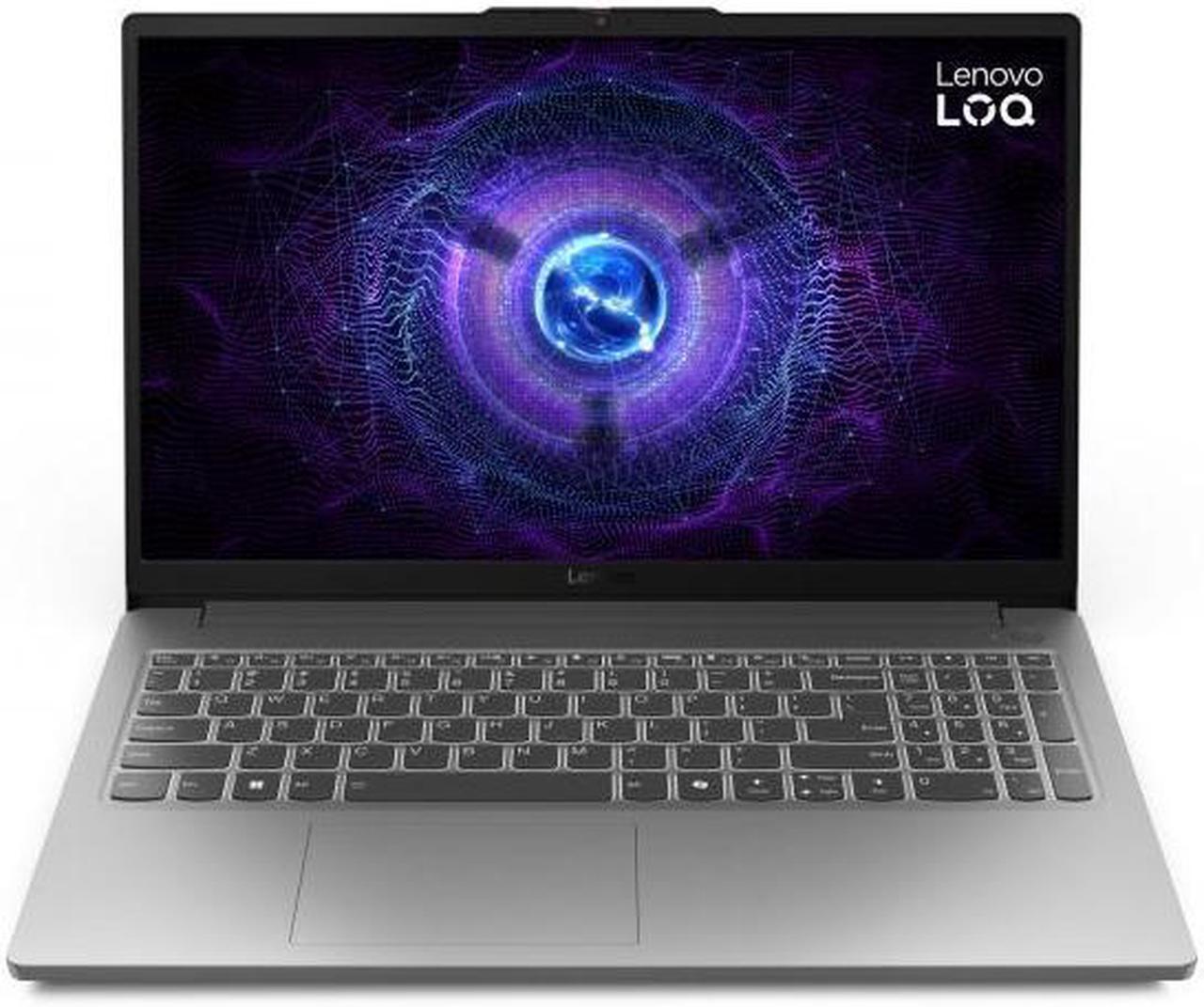 Alt view image 4 of 7 - Lenovo LOQ Essential 15.6" FHD 144Hz Gaming Notebook Intel Core i5-12450HX 8GB DDR5 512GB SSD NVIDIA GeForce RTX 2050 Luna Grey - 15.6" FHD IPS Display - Intel Core i5-12450HX - 8GB DDR5 - 5