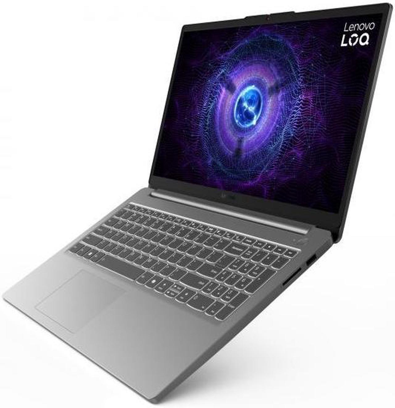 Alt view image 6 of 7 - Lenovo LOQ Essential 15.6" FHD 144Hz Gaming Notebook Intel Core i5-12450HX 8GB DDR5 512GB SSD NVIDIA GeForce RTX 2050 Luna Grey - 15.6" FHD IPS Display - Intel Core i5-12450HX - 8GB DDR5 - 5