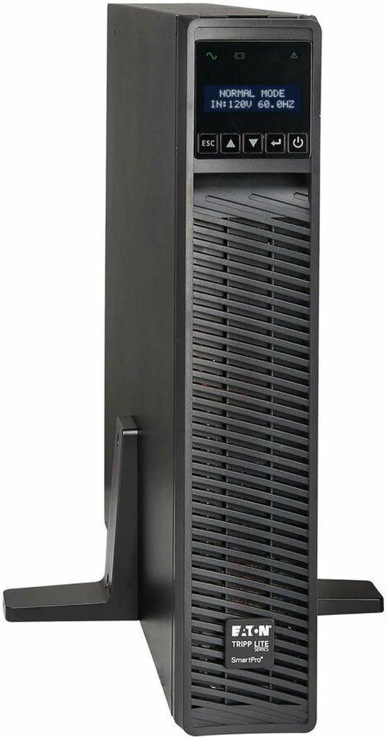 Alt view image 2 of 8 - Eaton Tripp Lite Series SmartPro 3000VA 3000W 120V Line-Interactive Sine Wave UPS - 7 Outlets, Extended Run, Network Card Option, LCD, USB, DB9, 2U Rack/Tower, TAA SMART3000RXLTAA