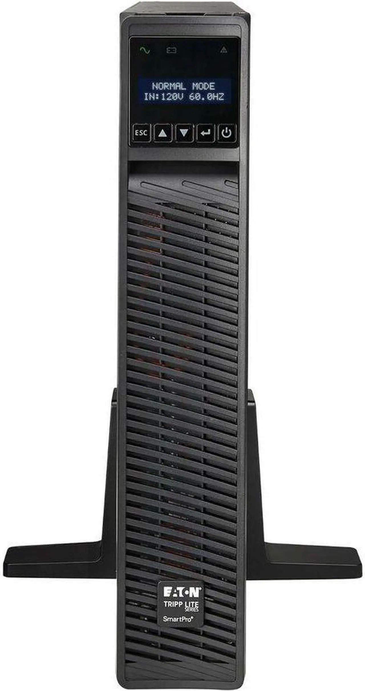 Alt view image 3 of 8 - Eaton Tripp Lite Series SmartPro 3000VA 3000W 120V Line-Interactive Sine Wave UPS - 7 Outlets, Extended Run, Network Card Option, LCD, USB, DB9, 2U Rack/Tower, TAA SMART3000RXLTAA