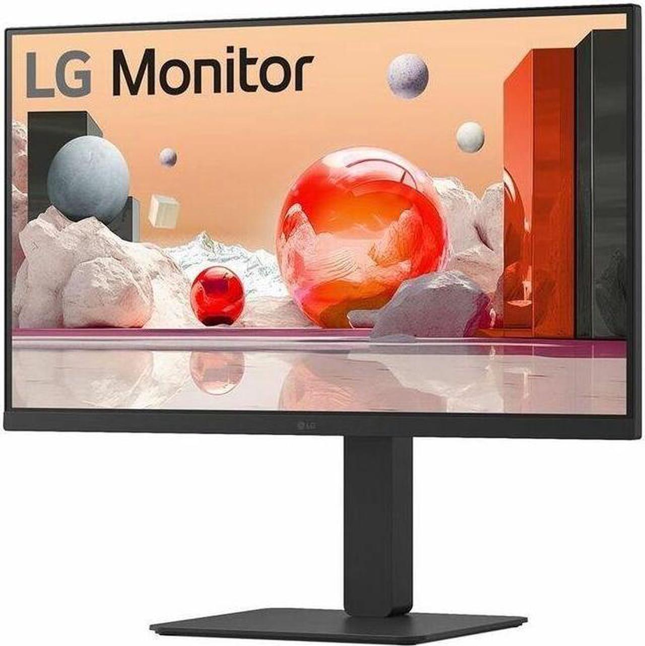 LG 27BA650-B 27" Class Full HD LCD Monitor - 16:9 - 27" Viewable - In-plane Switching (IPS) Technology - 1920 x 1080 - 16.7 Million Colors - 250 Nit - 5 ms - Speakers - HDMI - DisplayPort -